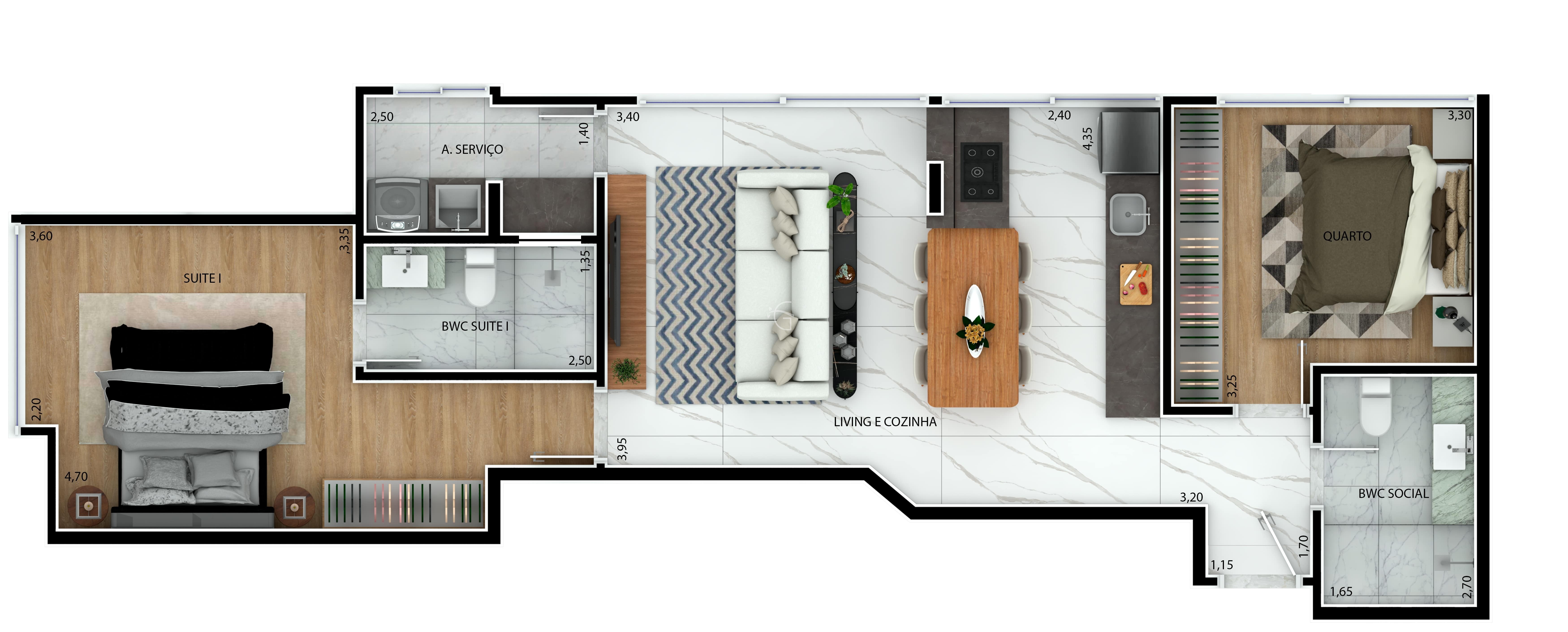 Apartamento à venda com 3 quartos, 113m² - Foto 9