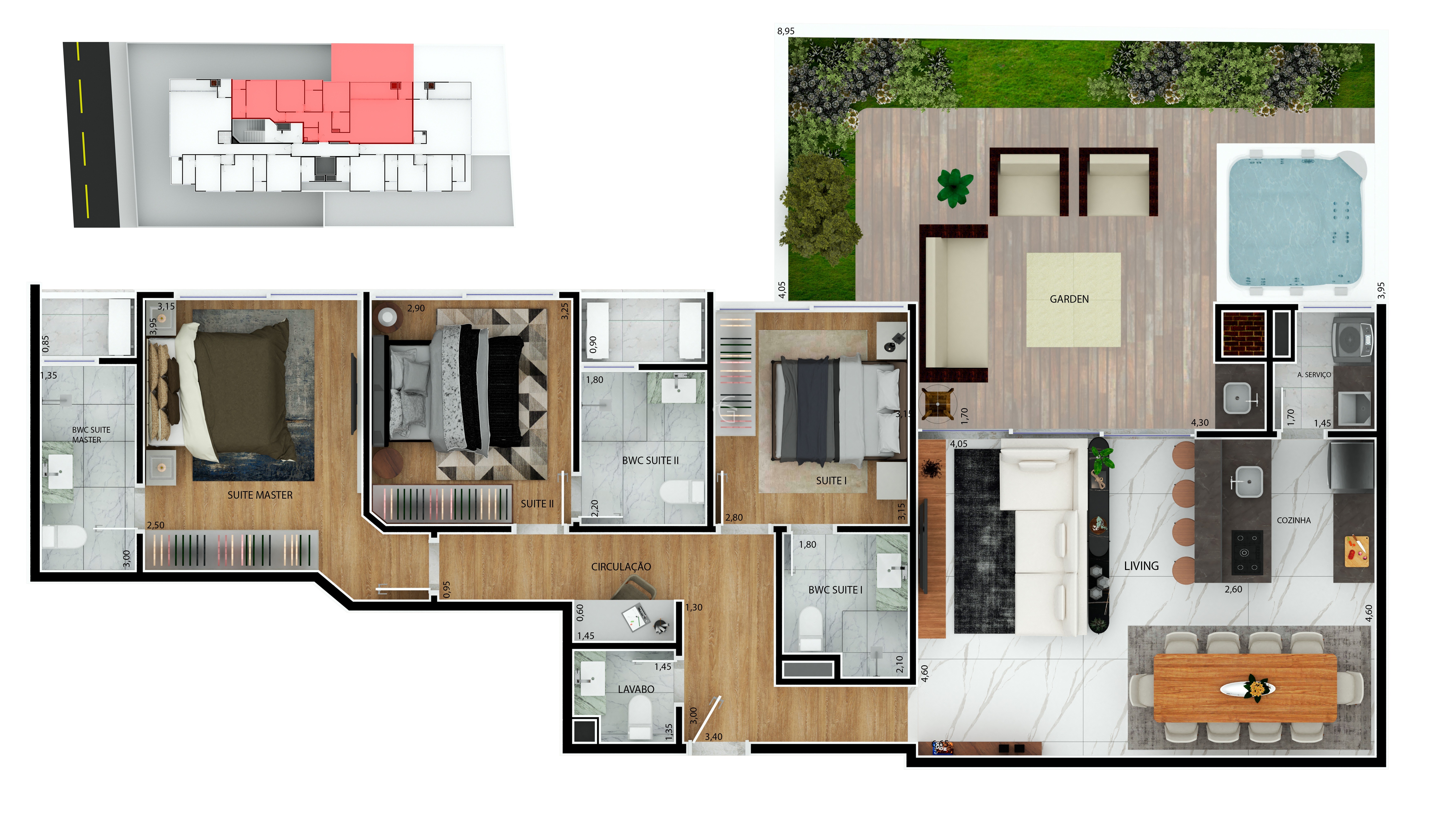 Apartamento à venda com 3 quartos, 120m² - Foto 31