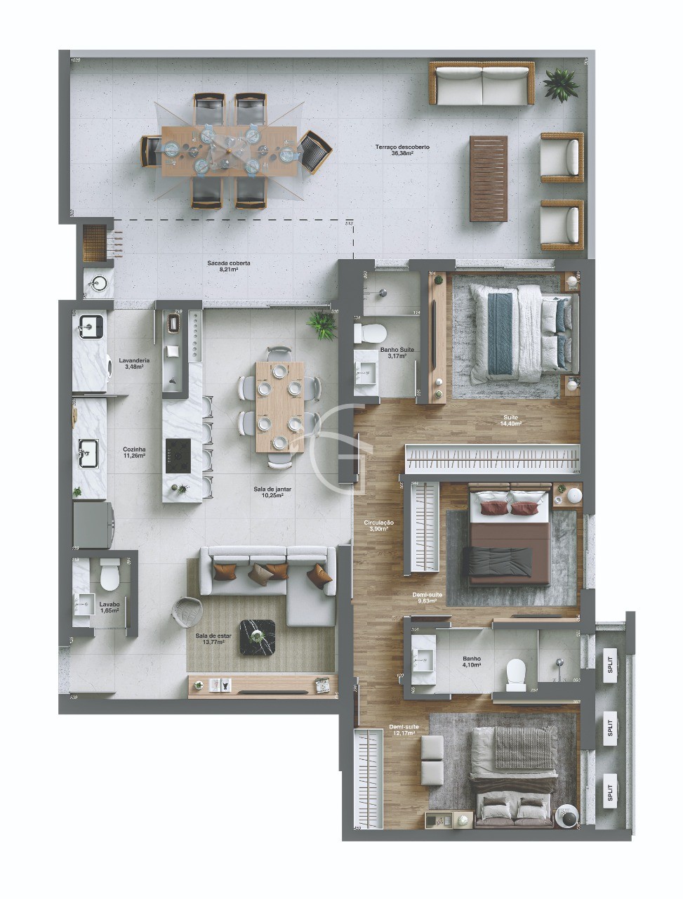 Apartamento à venda com 3 quartos, 113m² - Foto 14