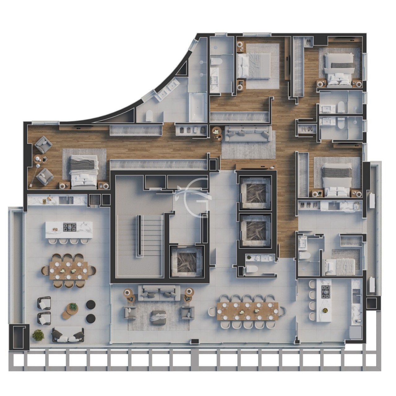 Apartamento à venda com 3 quartos, 139m² - Foto 33