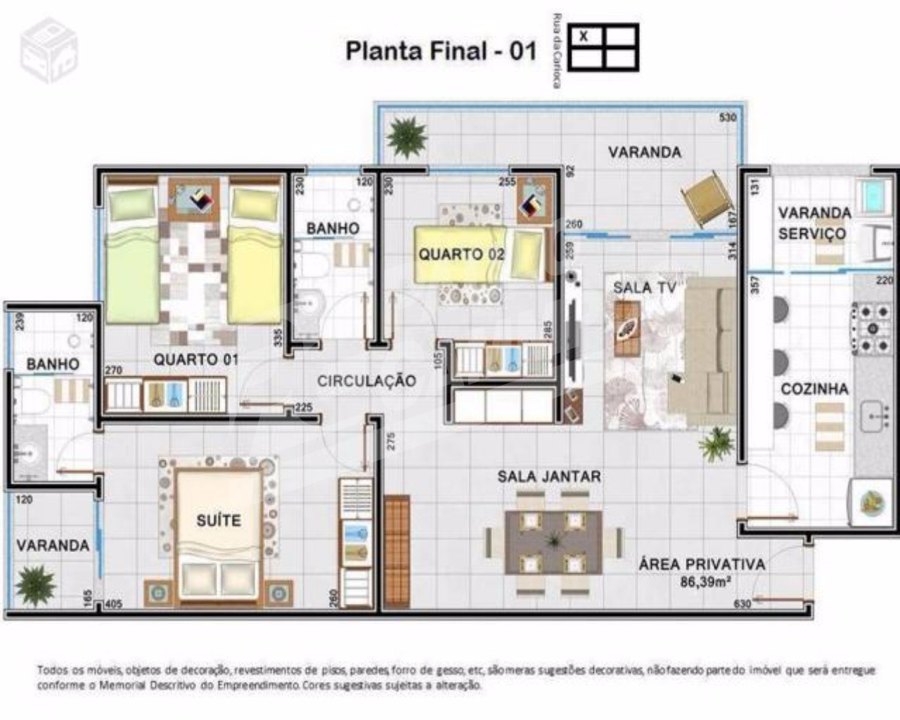 Apartamento à venda e aluguel com 3 quartos, 86m² - Foto 4