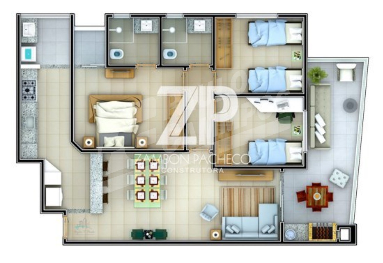 Apartamento à venda com 2 quartos, 73m² - Foto 8