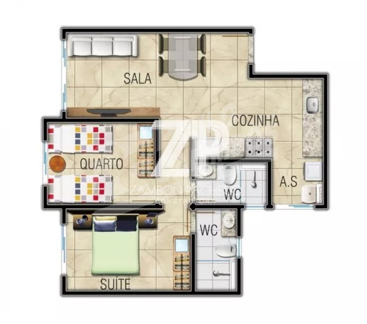 Apartamento à venda com 2 quartos, 50m² - Foto 11