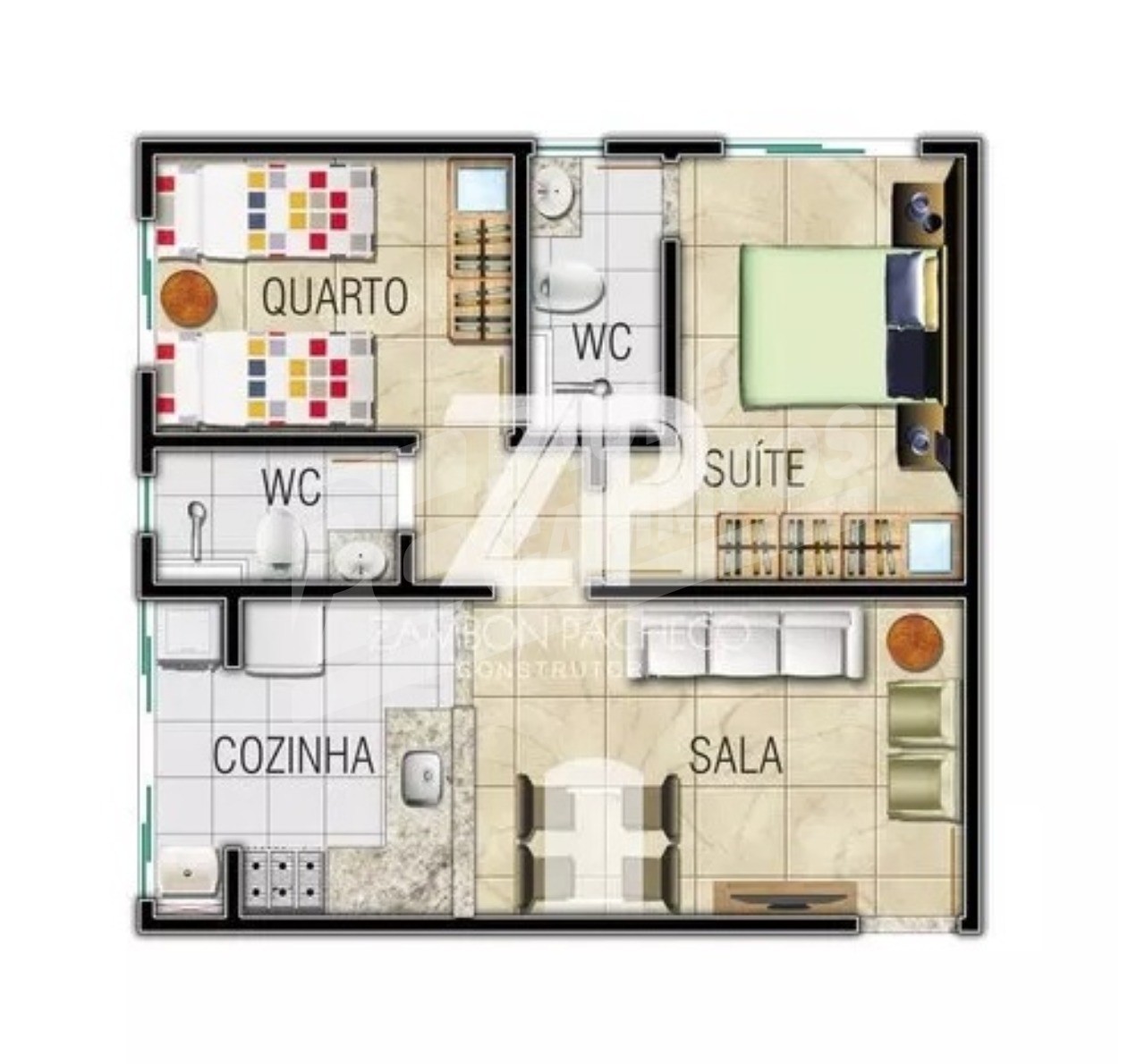 Apartamento à venda com 2 quartos, 50m² - Foto 12