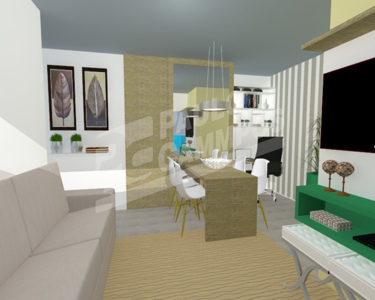 Apartamento à venda com 2 quartos, 63m² - Foto 3