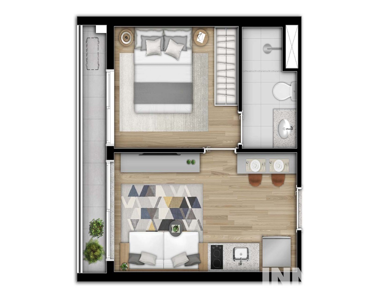 Apartamento à venda com 1 quarto, 29m² - Foto 10