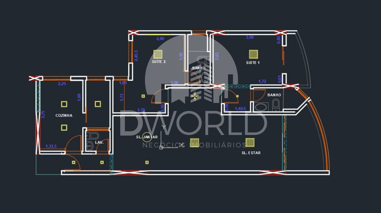 Apartamento à venda com 2 quartos, 104m² - Foto 24