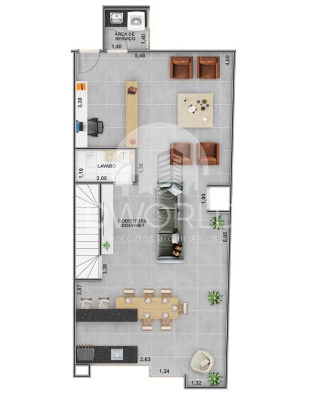 Apartamento à venda com 2 quartos, 122m² - Foto 9