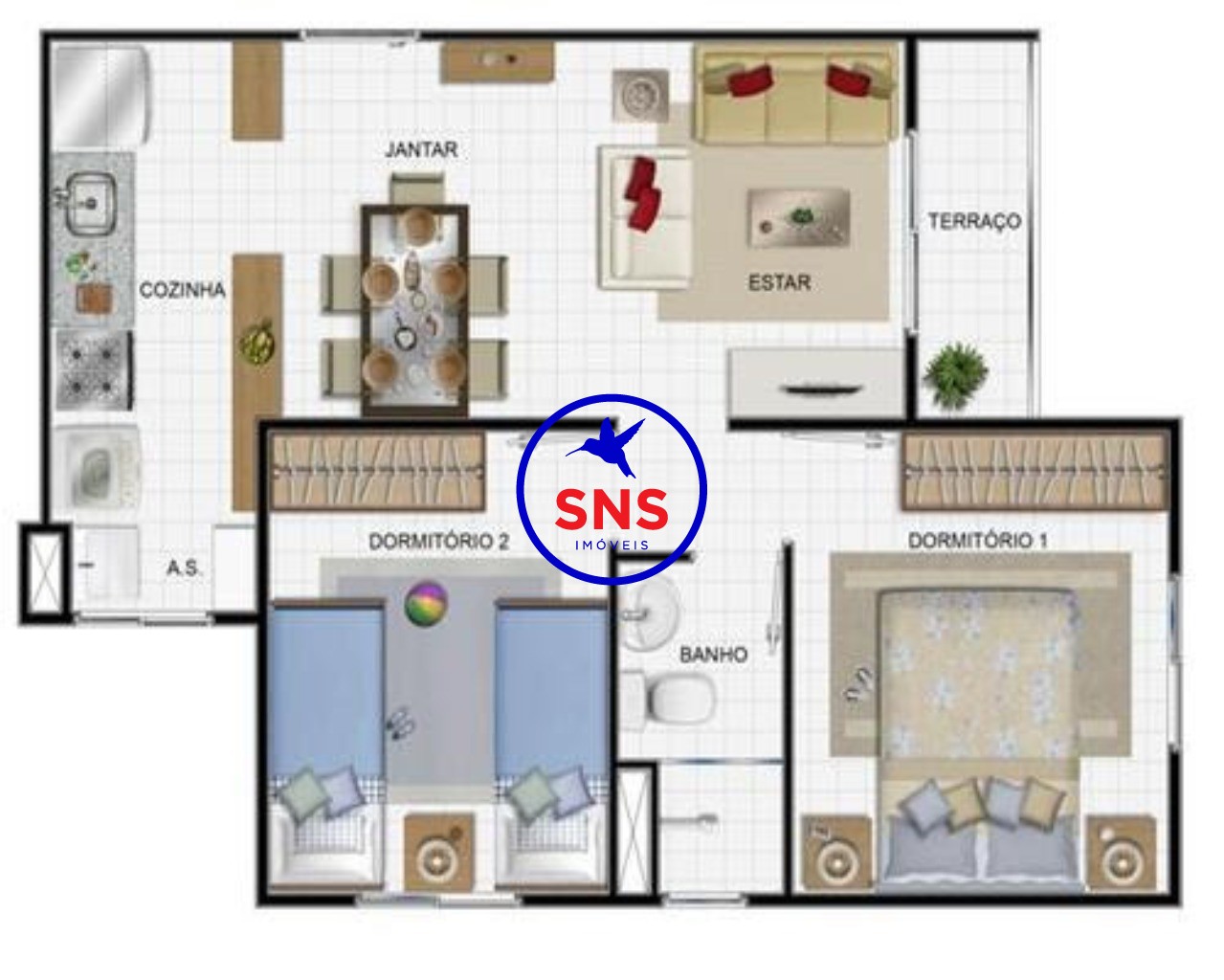 Apartamento à venda com 2 quartos, 45m² - Foto 13