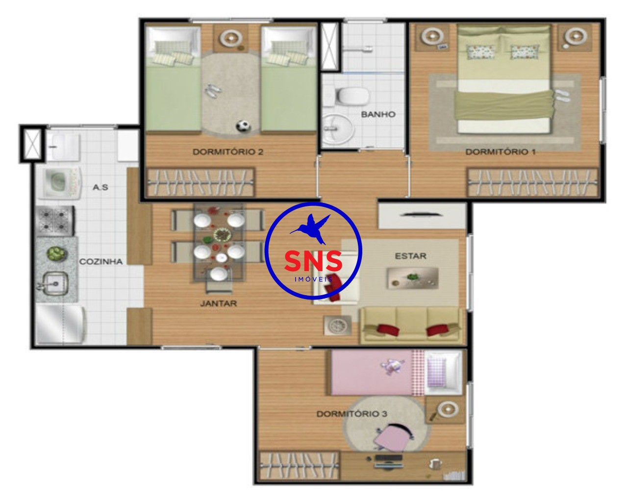 Apartamento à venda com 3 quartos, 52m² - Foto 14