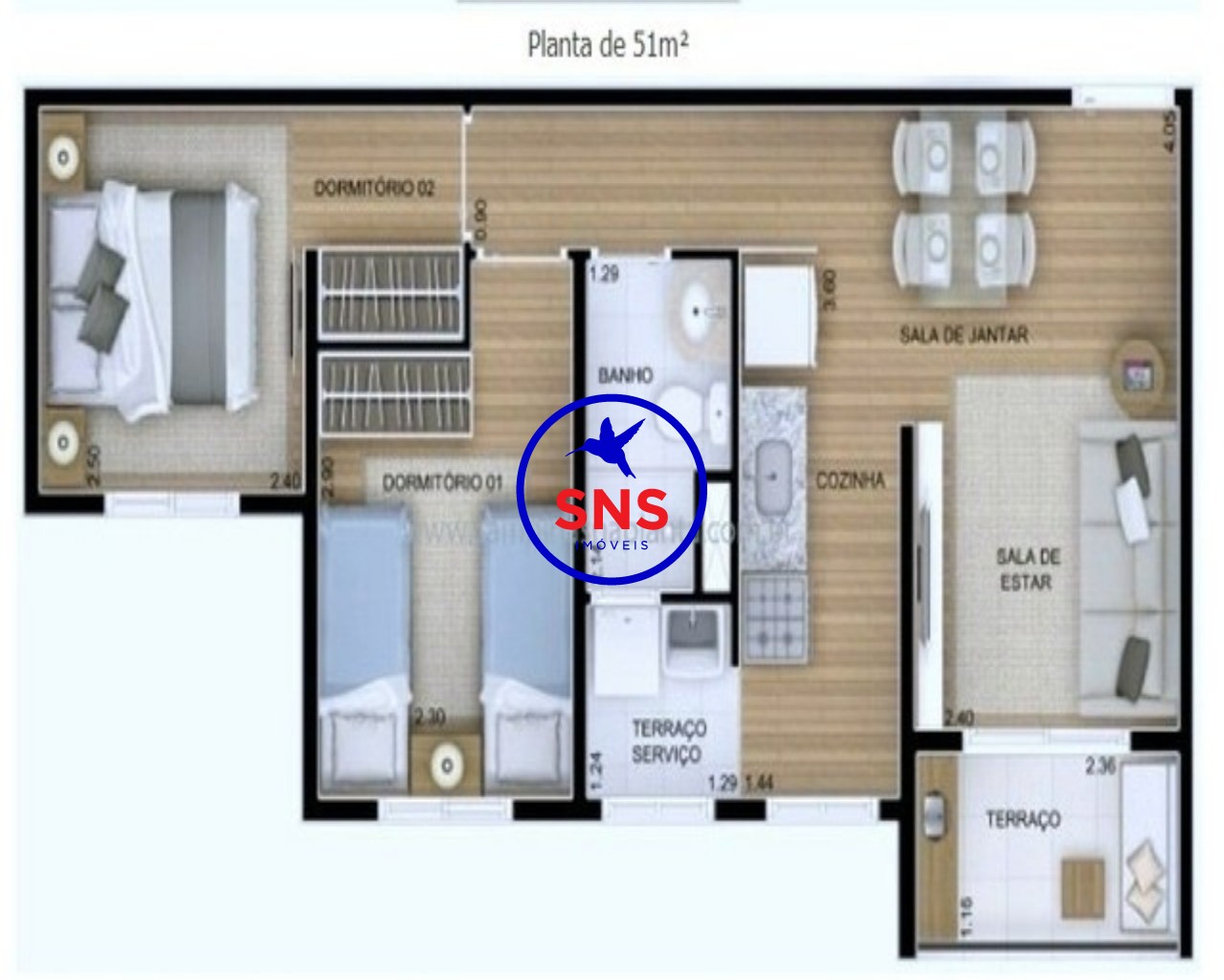 Apartamento à venda com 2 quartos, 51m² - Foto 20