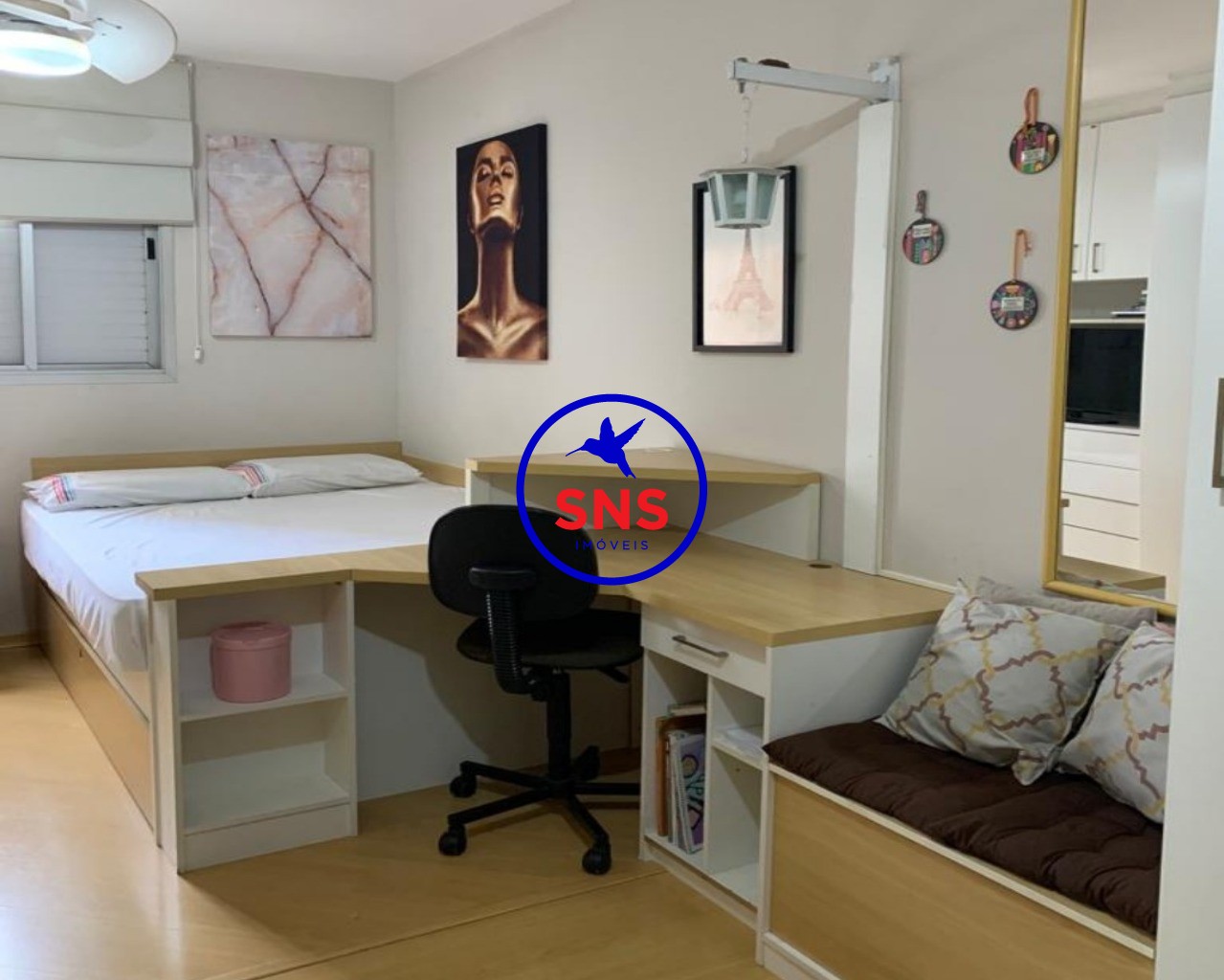 Apartamento à venda com 1 quarto, 40m² - Foto 1