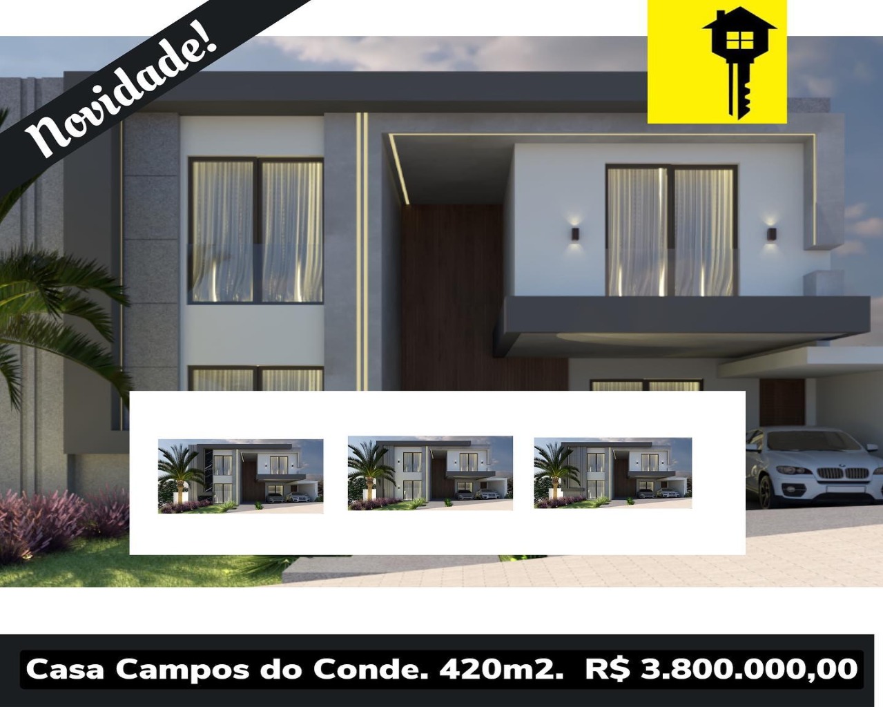 Casa de Condomínio à venda com 5 quartos, 411m² - Foto 1