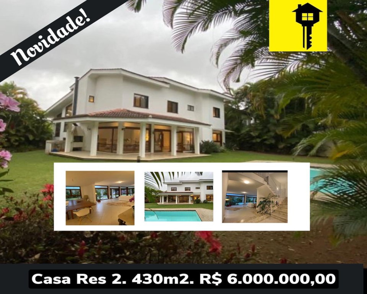 Casa à venda com 4 quartos, 430m² - Foto 1