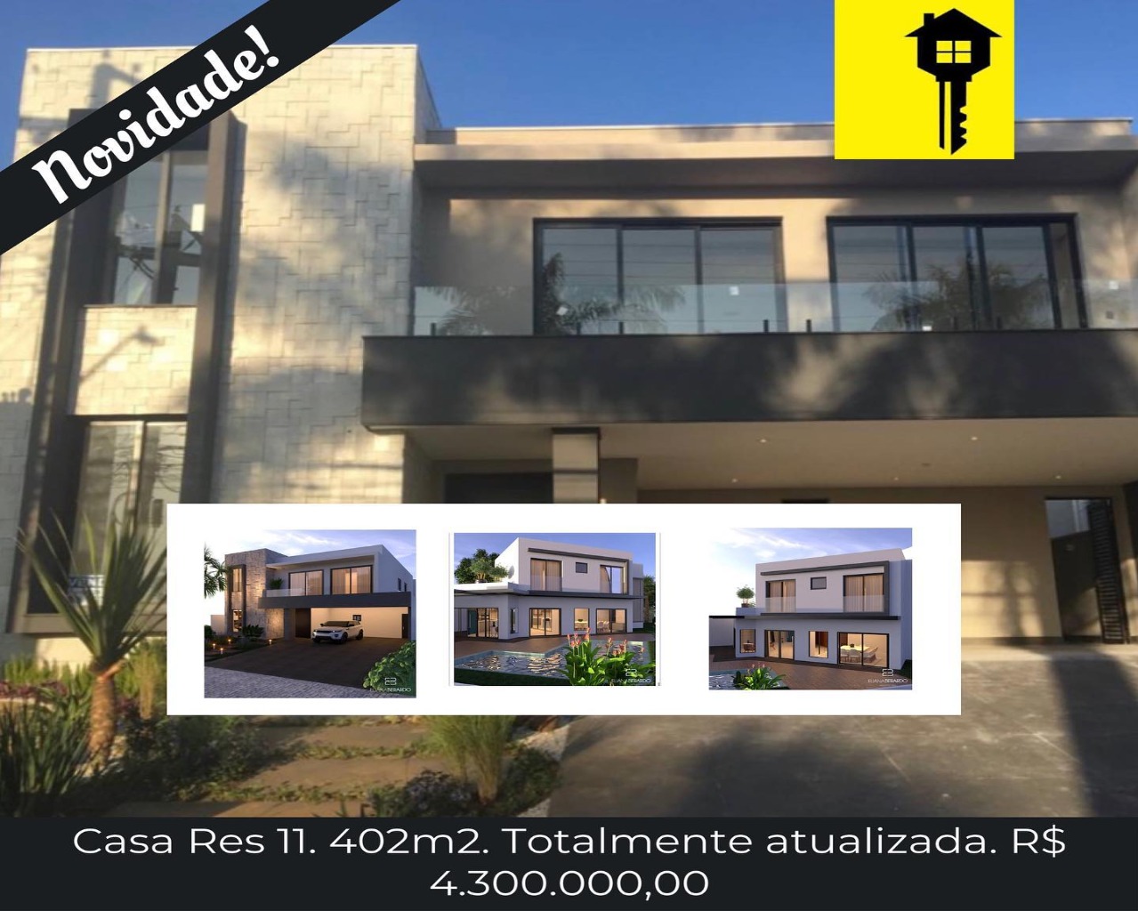 Casa de Condomínio à venda com 4 quartos, 402m² - Foto 1