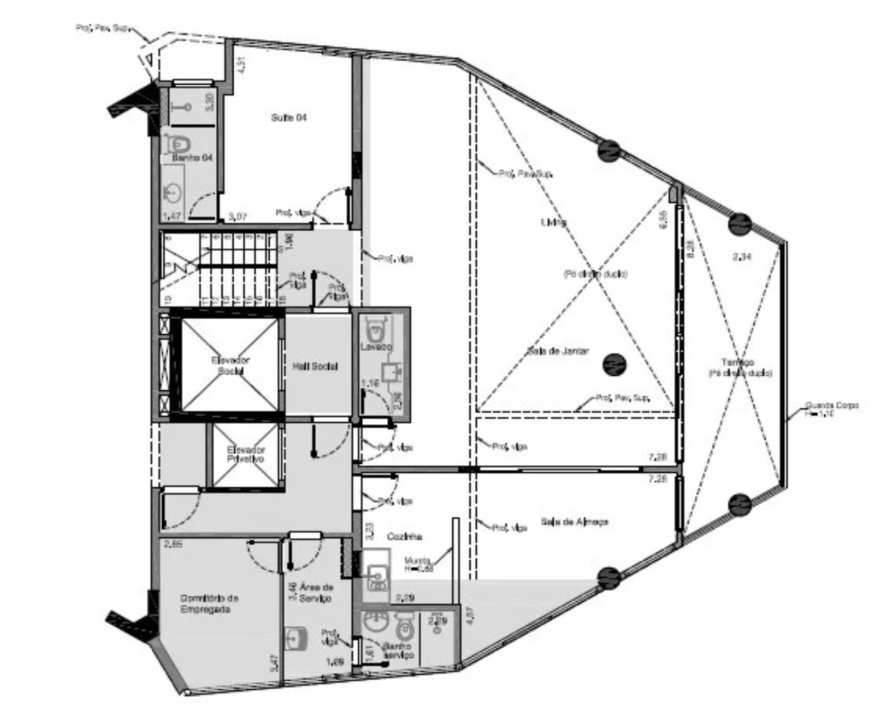 Apartamento à venda com 5 quartos, 439m² - Foto 2