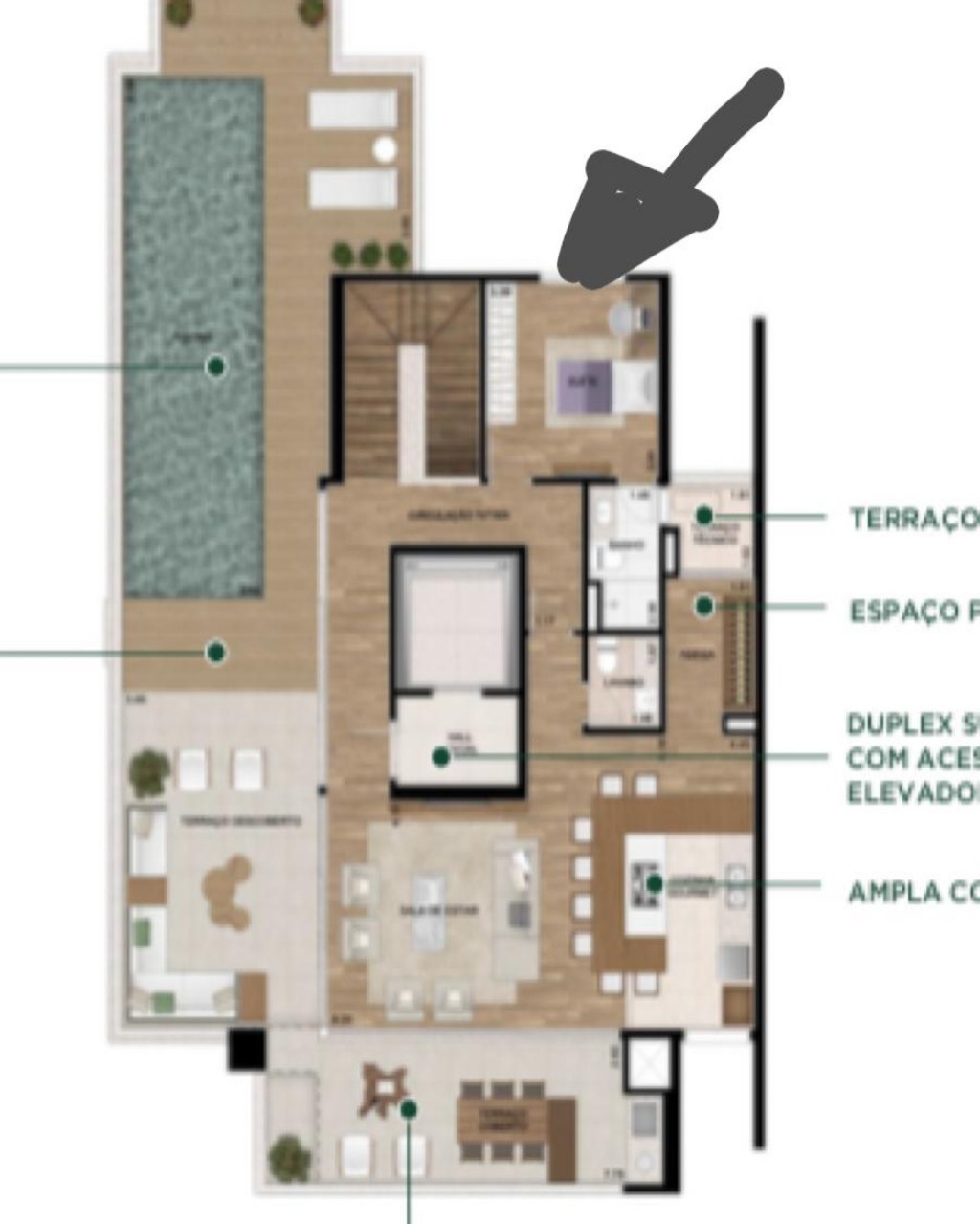 Cobertura à venda e aluguel com 4 quartos, 387m² - Foto 2