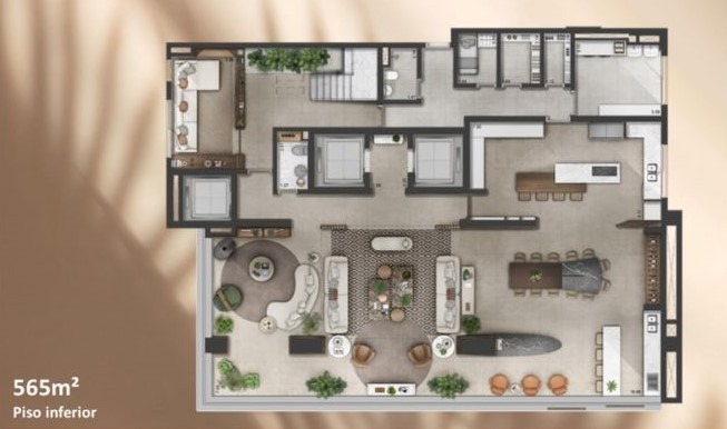 Apartamento à venda com 4 quartos, 420m² - Foto 7