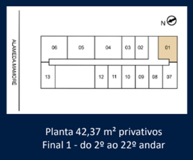 Apartamento à venda com 1 quarto, 42m² - Foto 7