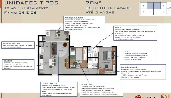 Apartamento à venda com 2 quartos, 70m² - Foto 26