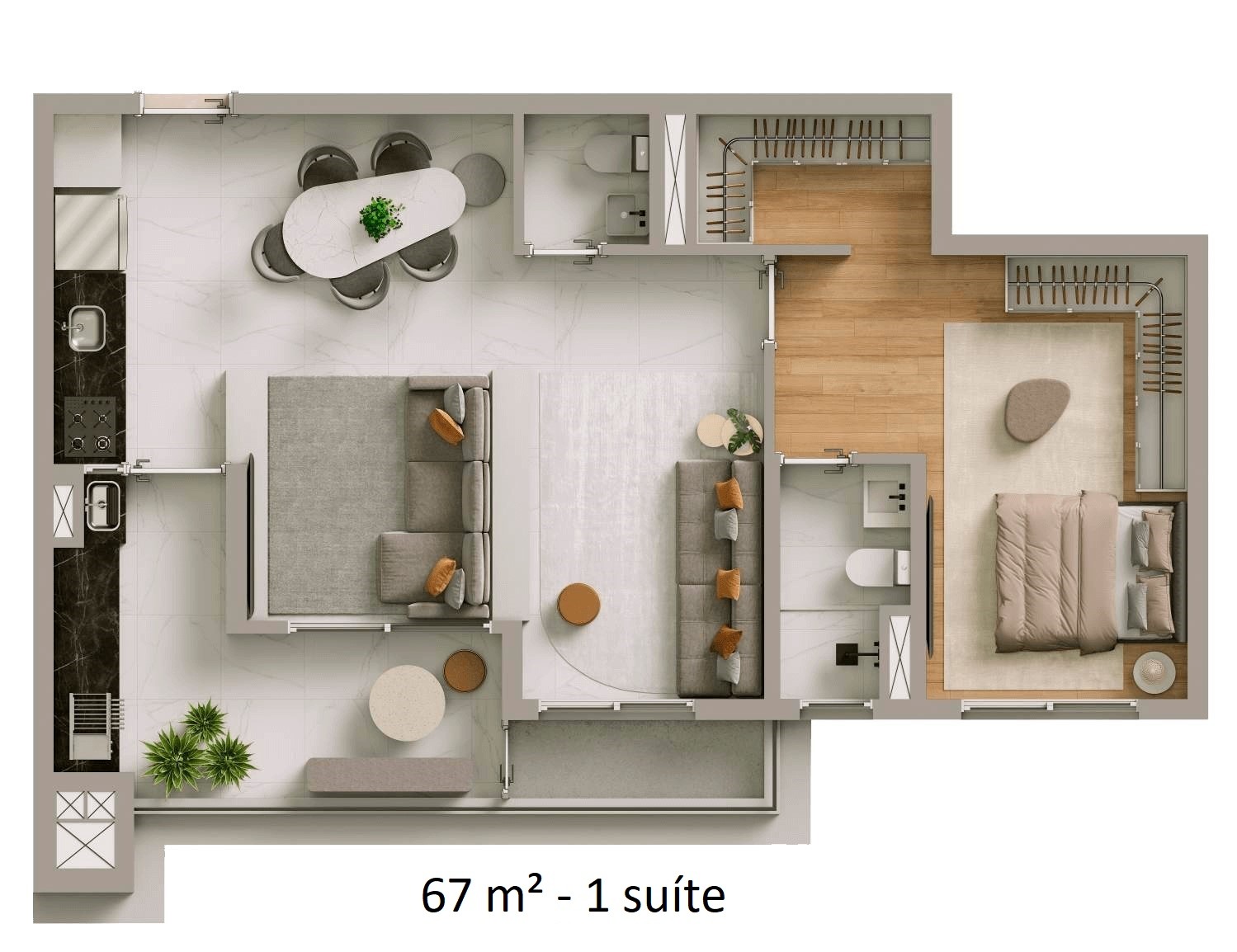 Apartamento à venda com 2 quartos, 67m² - Foto 24