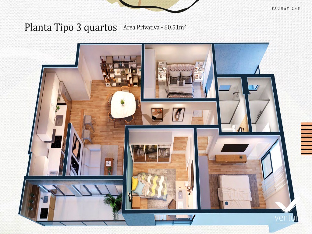 Apartamento à venda com 3 quartos, 80m² - Foto 18