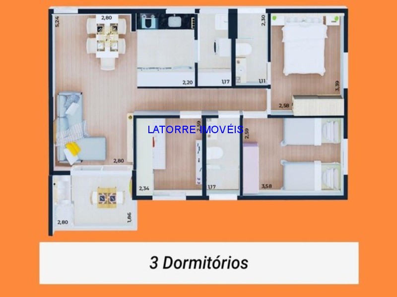 Apartamento à venda com 3 quartos, 68m² - Foto 15