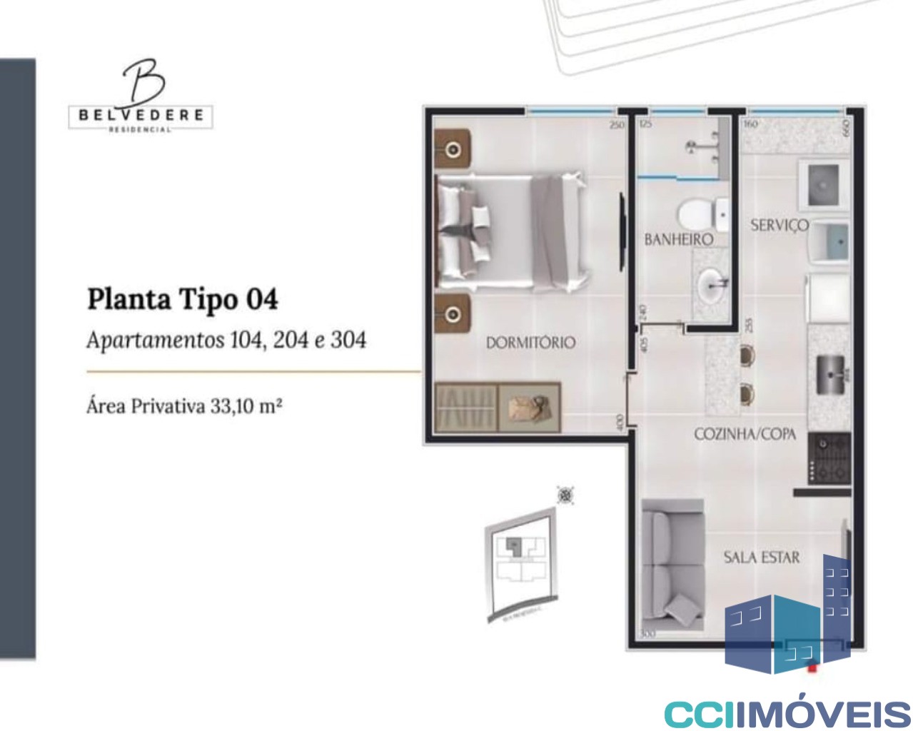 Apartamento à venda com 2 quartos, 62m² - Foto 7