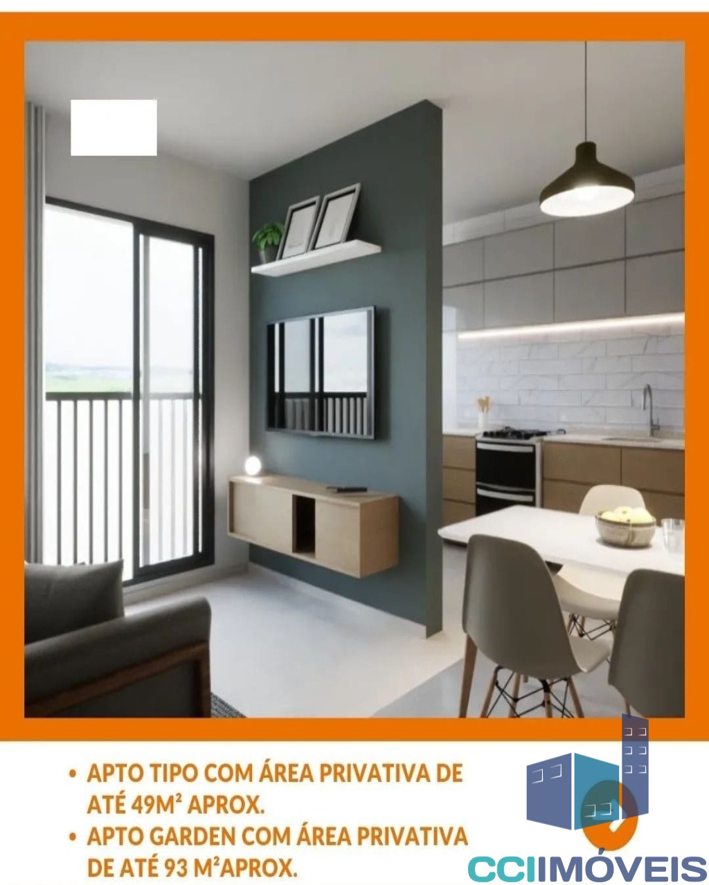 Apartamento à venda com 2 quartos, 49m² - Foto 3