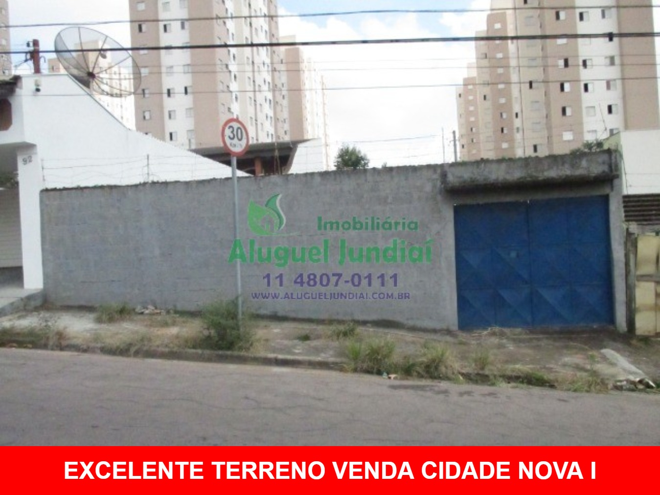Excelente terreno a VENDA em Jundiaí no bairro CIDADE NOVA I, 310 m² plano, todo murado com excelente localização. Agende sua visita sem compromisso!