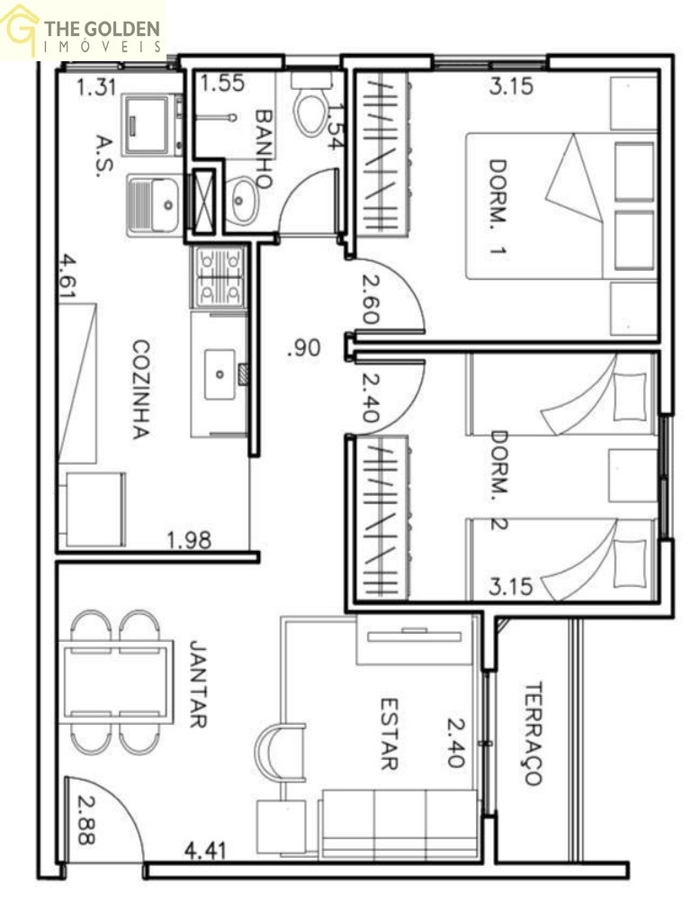 Apartamento à venda com 2 quartos, 55m² - Foto 18