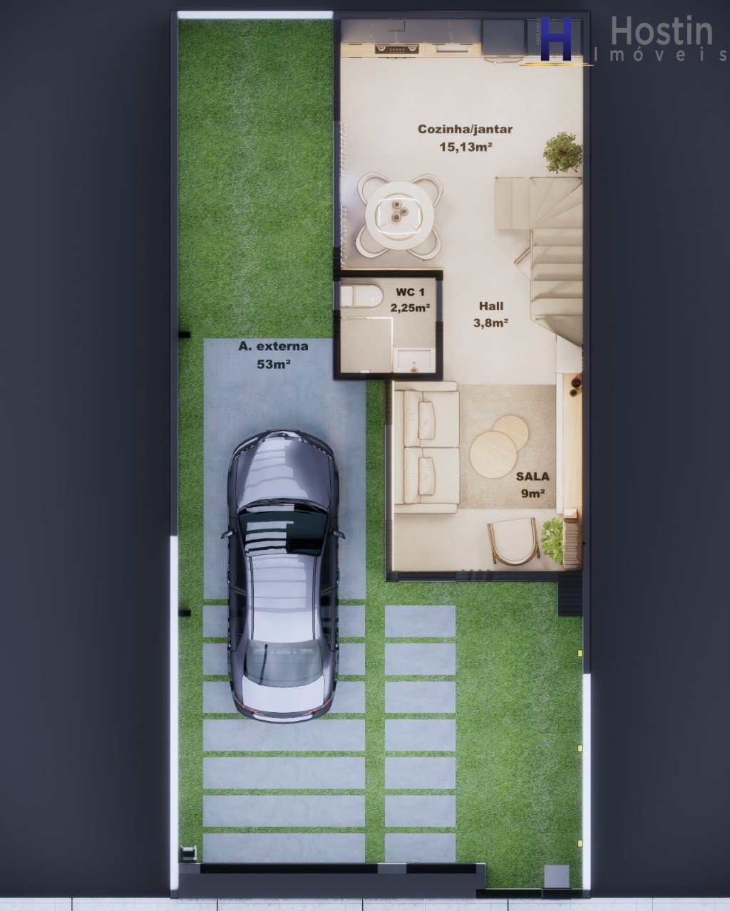 Sobrado, 2 quartos, 67 m² - Foto 9