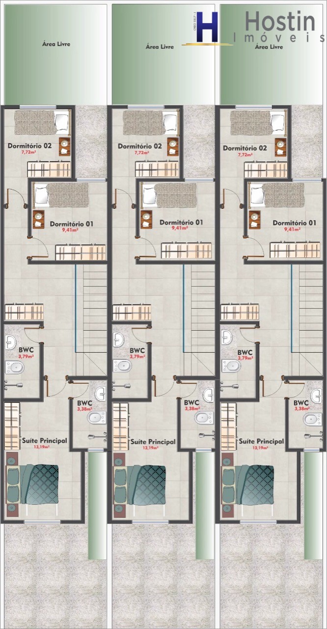 Sobrado, 3 quartos, 140 m² - Foto 3