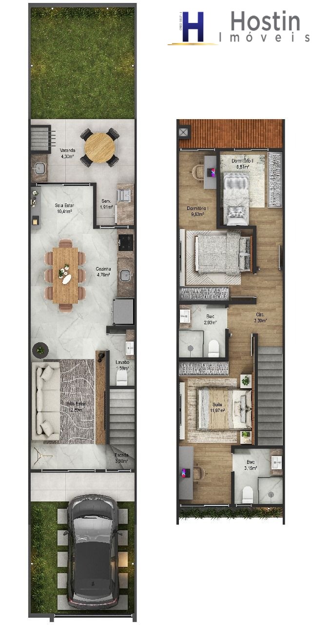 Sobrado, 3 quartos, 93 m² - Foto 10