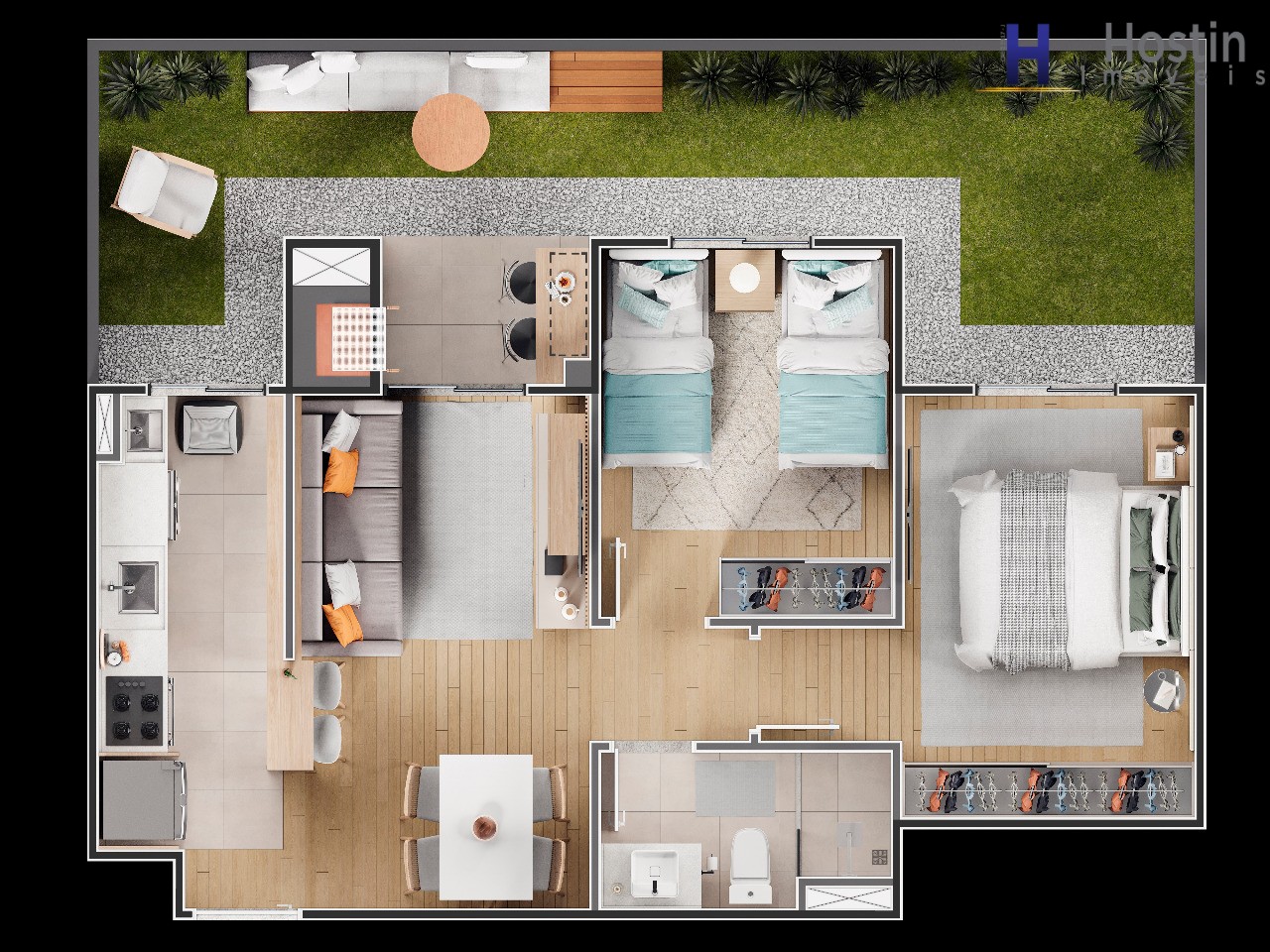 Apartamento, 2 quartos, 46 m² - Foto 25