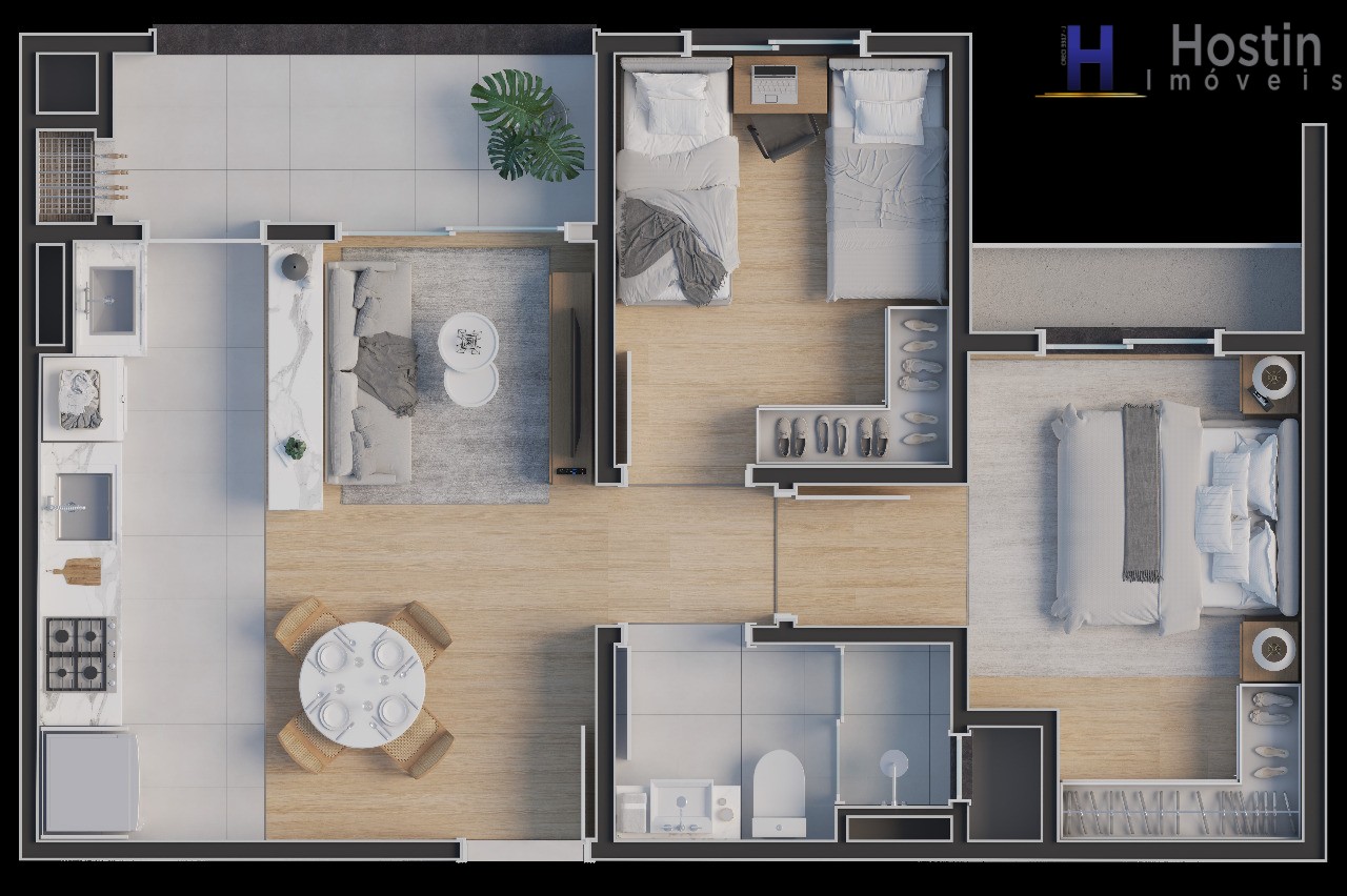 Apartamento, 2 quartos, 52 m² - Foto 23