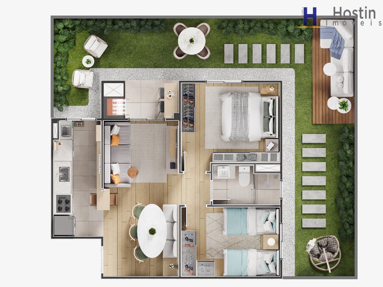 Apartamento, 2 quartos, 46 m² - Foto 24