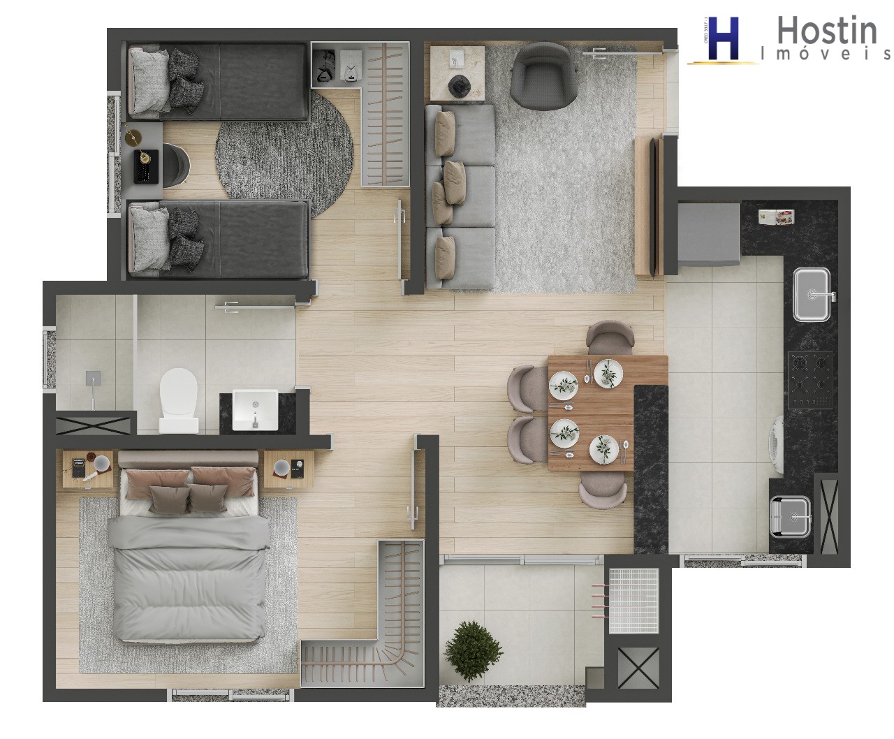 Apartamento, 2 quartos, 47 m² - Foto 19