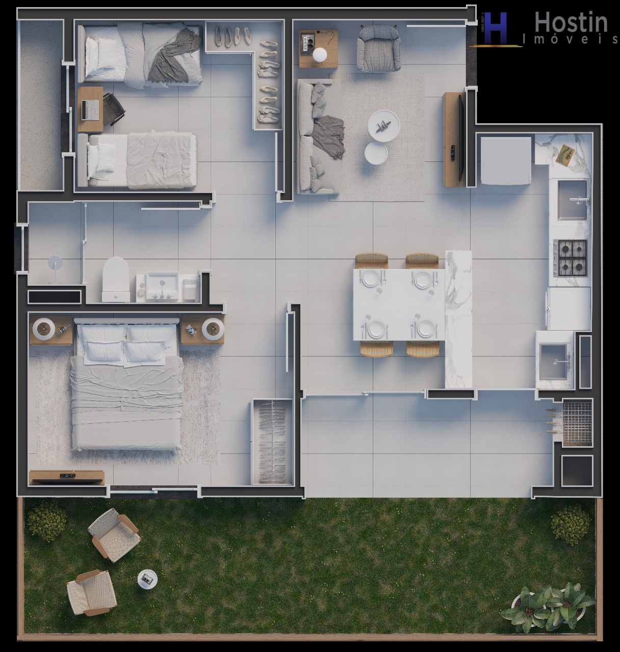 Apartamento, 2 quartos, 52 m² - Foto 27