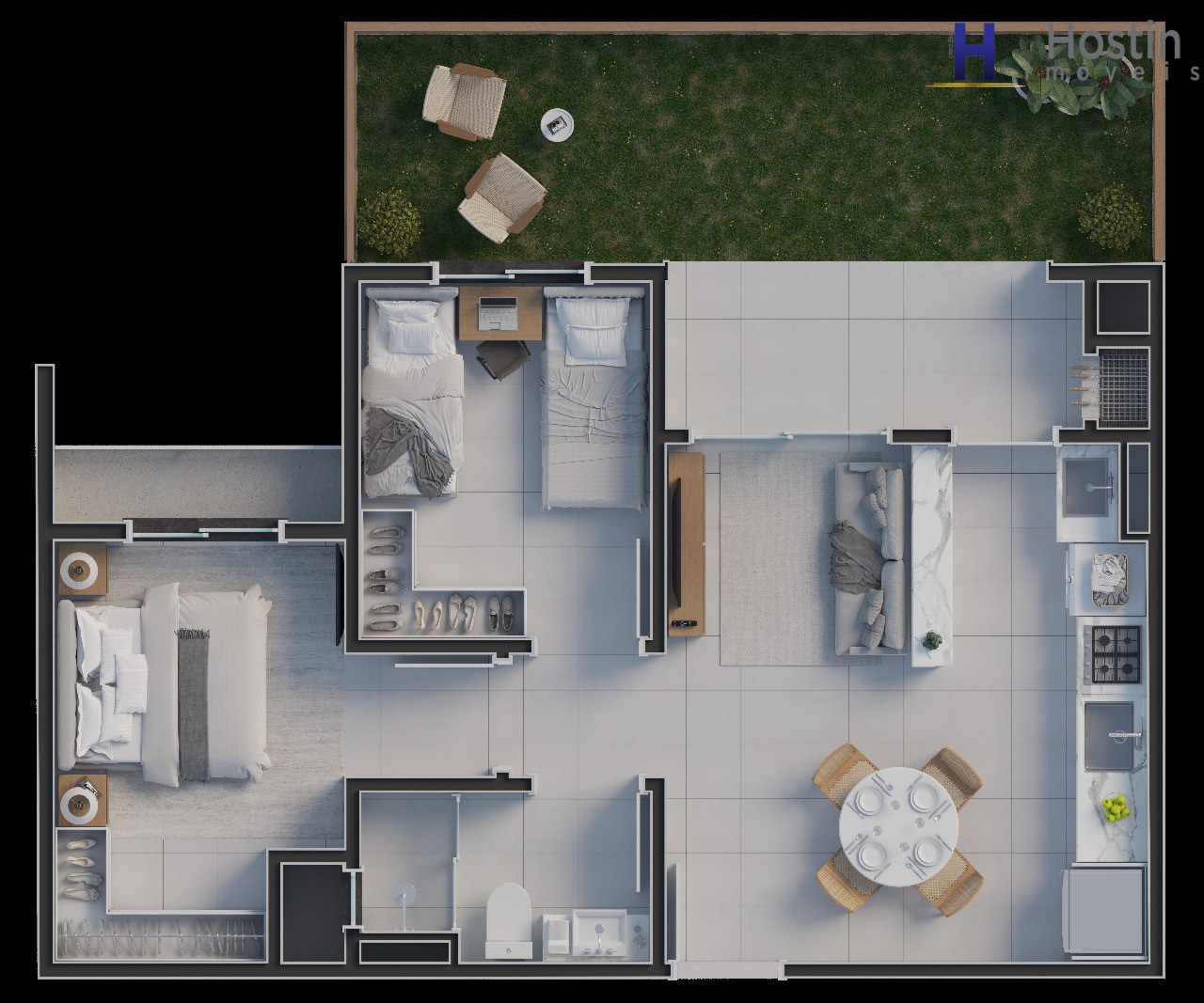 Apartamento, 2 quartos, 52 m² - Foto 26