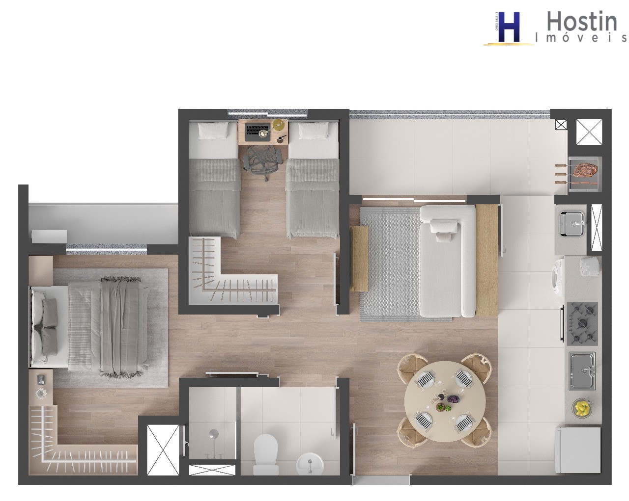 Apartamento, 2 quartos, 51 m² - Foto 32