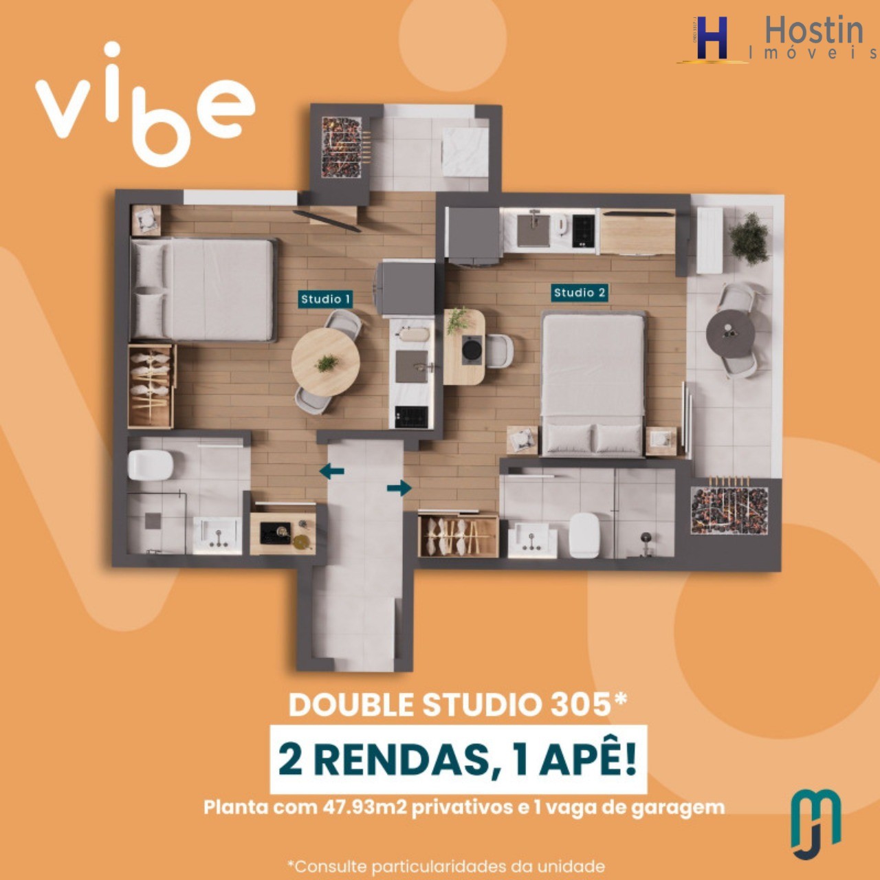 Apartamento, 2 quartos, 77 m² - Foto 3