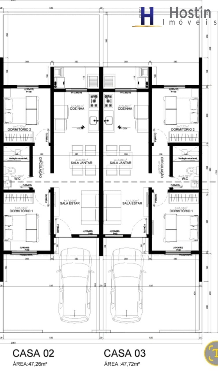 Sobrado, 2 quartos, 47 m² - Foto 8