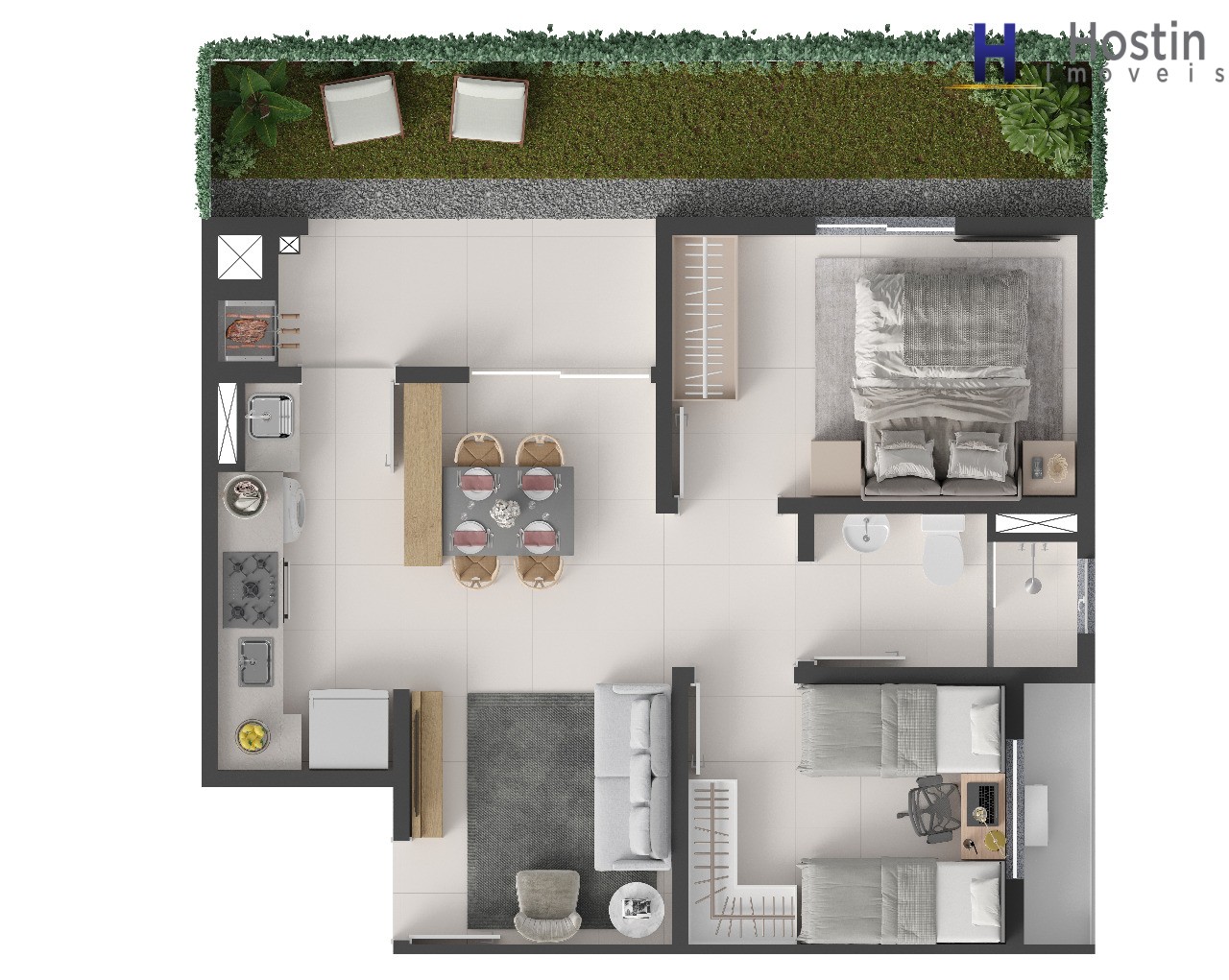 Apartamento, 2 quartos, 51 m² - Foto 35