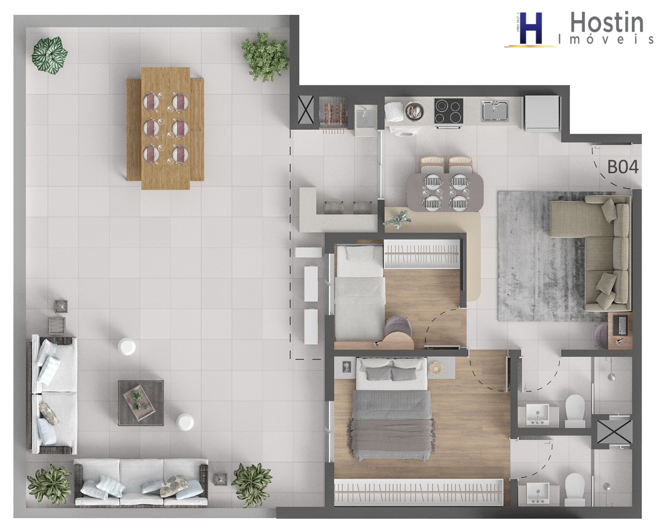 Apartamento, 2 quartos, 51 m² - Foto 52