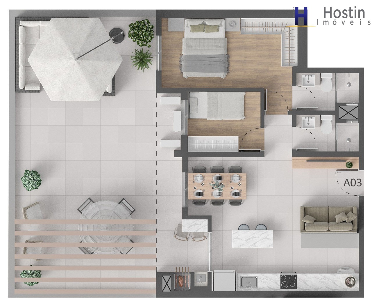 Apartamento, 2 quartos, 51 m² - Foto 38
