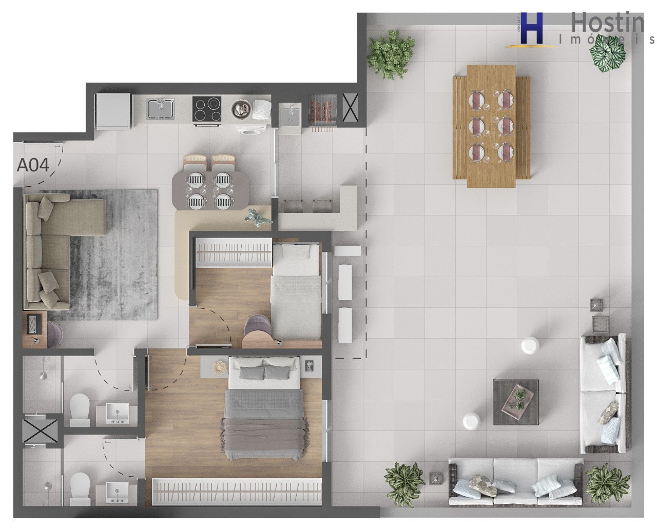 Apartamento, 2 quartos, 51 m² - Foto 39