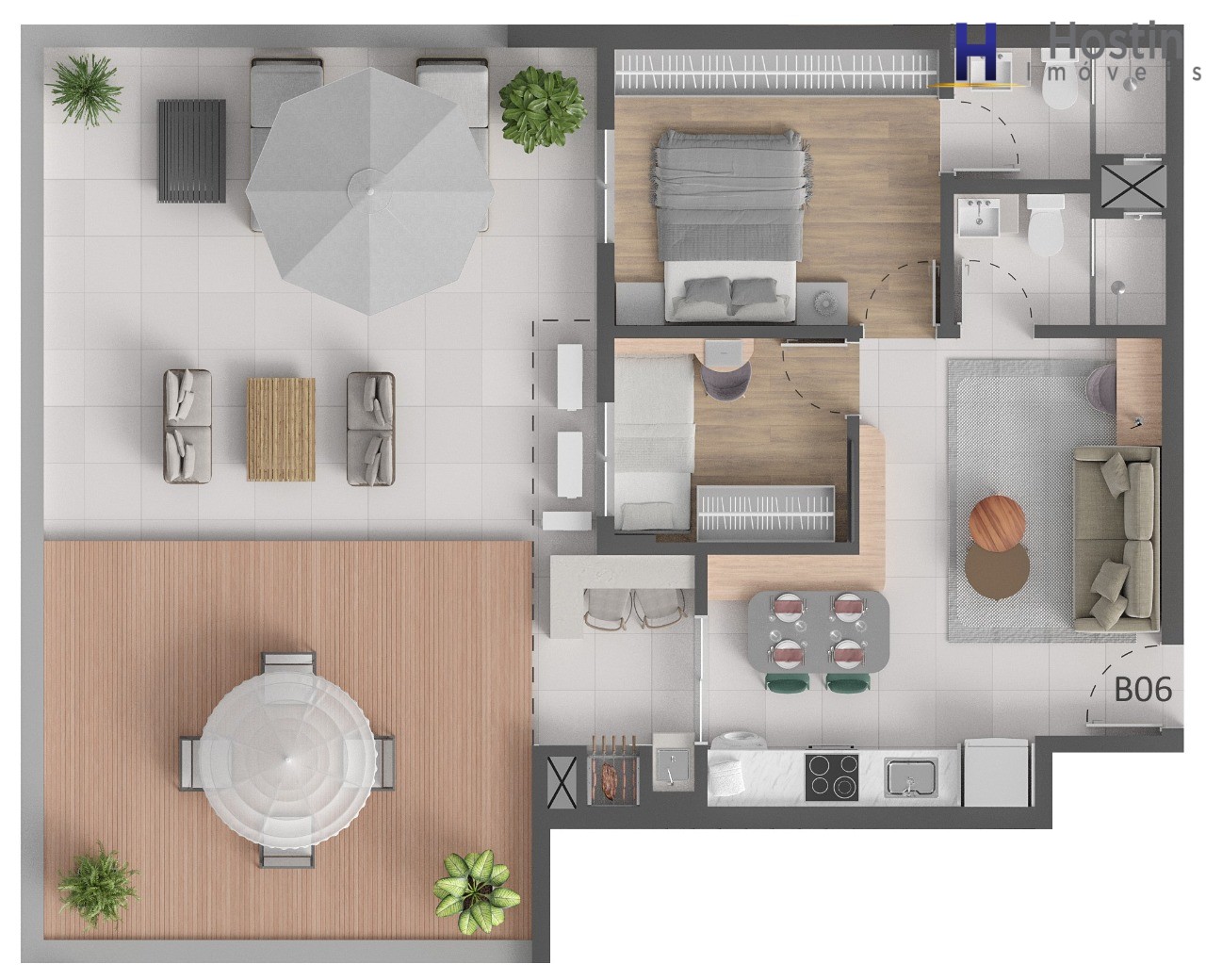 Apartamento, 2 quartos, 51 m² - Foto 53