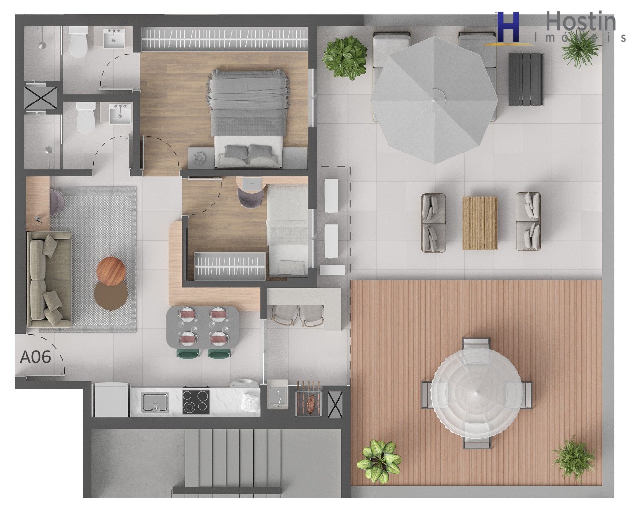 Apartamento, 2 quartos, 51 m² - Foto 41