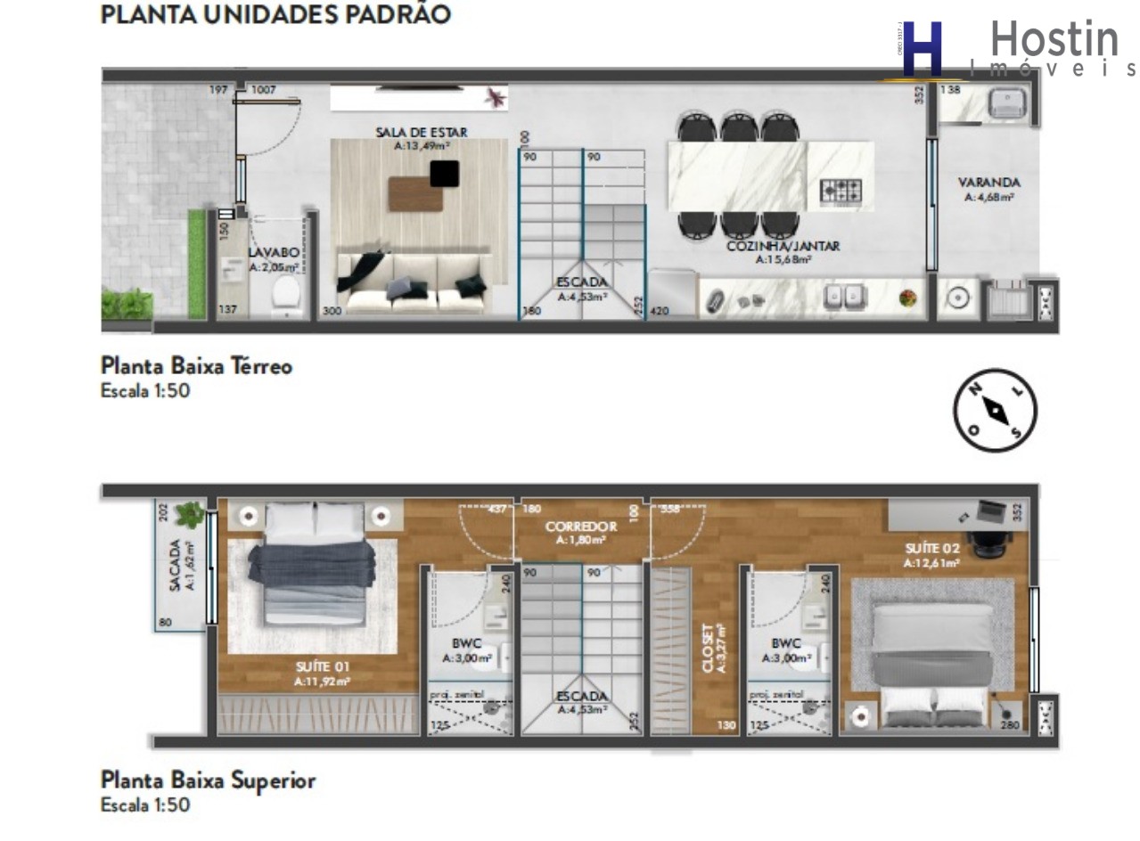 Sobrado, 2 quartos, 92 m² - Foto 15